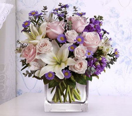 Pink and white bestselling bouquet from Dapto Florist Works