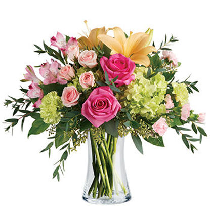 Fantasia Blush arrangement by Dapto Florist Works
